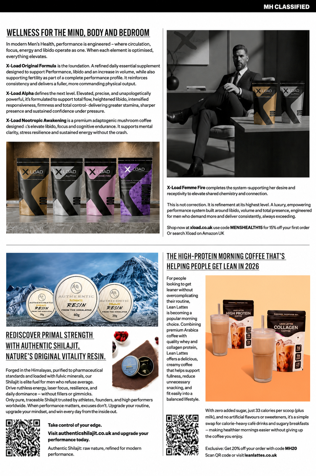 Authentic Shilajit featured in Men's Health UK article