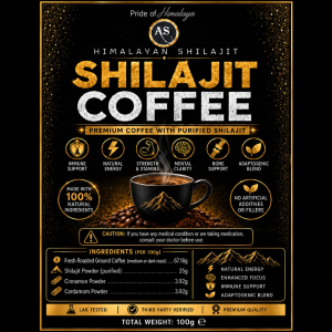 Shilajit Coffee – Premium Coffee Infused with Purified Himalayan Shilajit